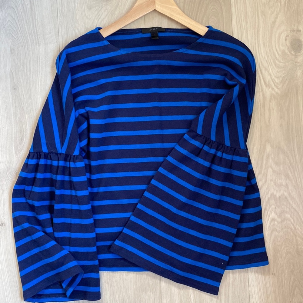 100% cotton flared sleeve J. CREW top  women’s xs
